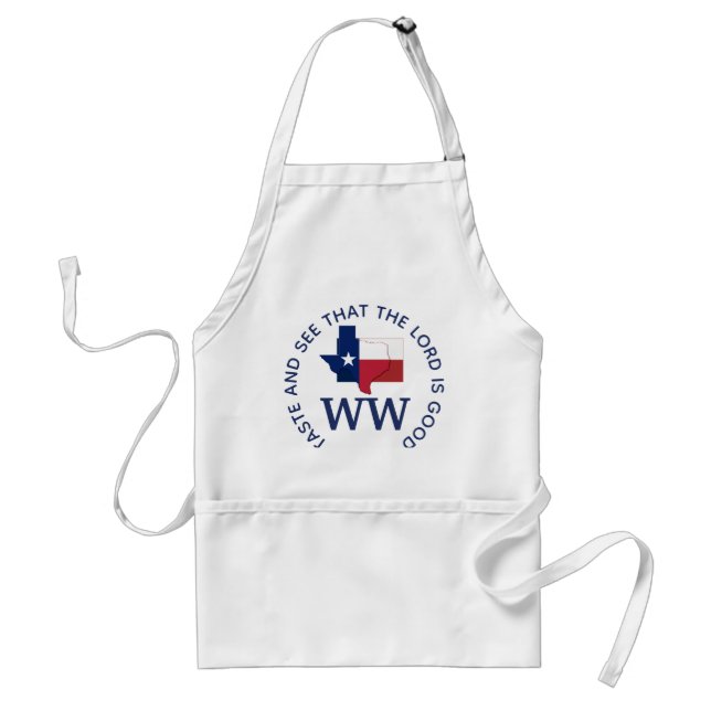 Avental Mapa de Sinalizador TEXAS MONOGRAM - Script Person (Frente)