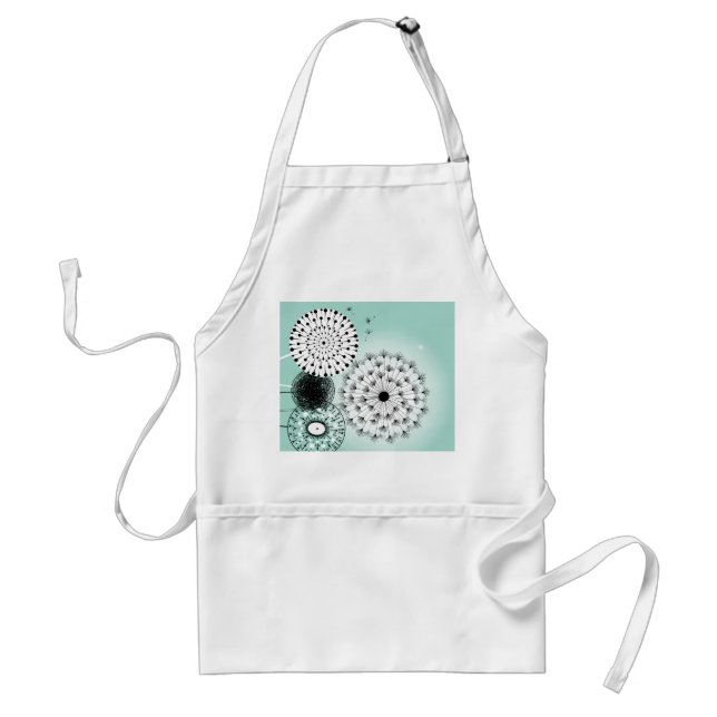 Avental Maravilhoso Dandelions Blue Apron (Frente)