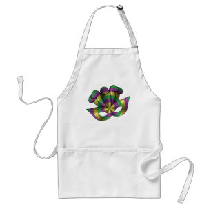 Avental Mardi Gras Mask Apron