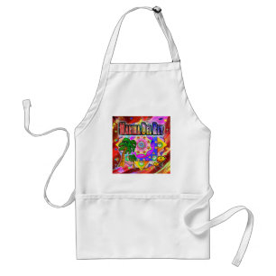 Avental Marina Del Rey Amigos Tropicais Apron