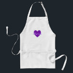 Avental Marissa em Purple<br><div class="desc">Bonito design de nome de coração roxo para Marissa. Um presente bonito para as meninas.</div>