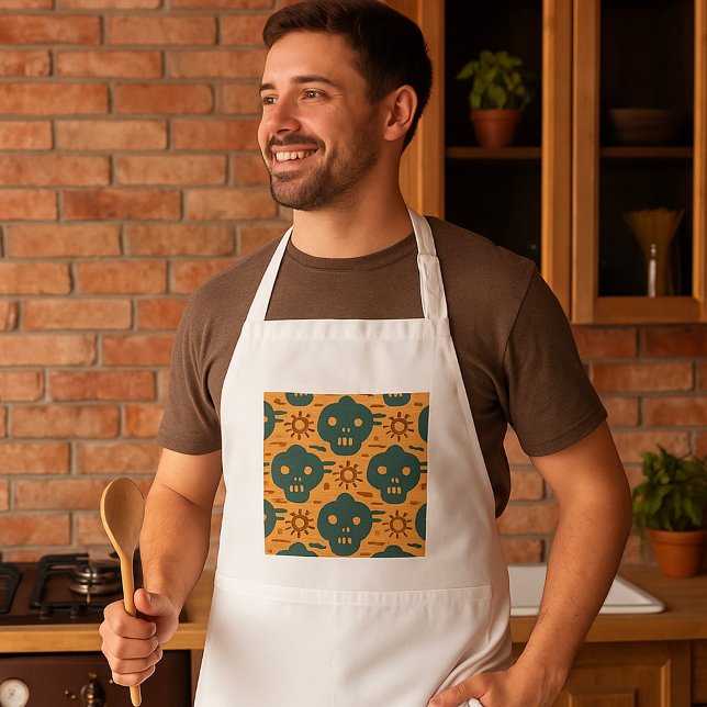 Avental Máscara Tribal - Padrão do Rosto Étnico Africano (Criador carregado)