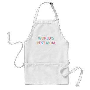 Avental Melhor Mãe Colorida do Mundo