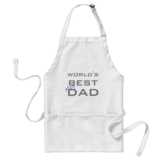 Avental Melhor Stepdad Apron do Mundo (Frente)