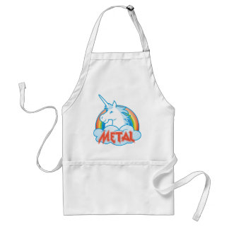Avental metal-unicórnio