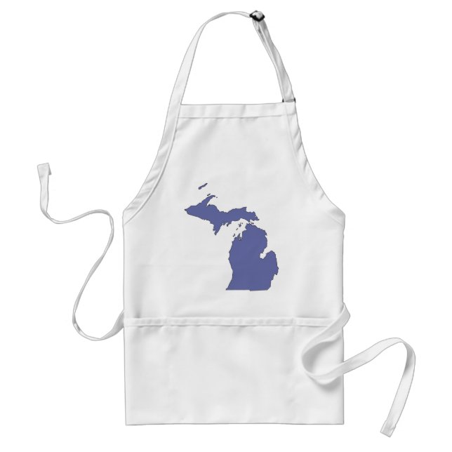 Avental Michigan: Um estado AZUL (Frente)