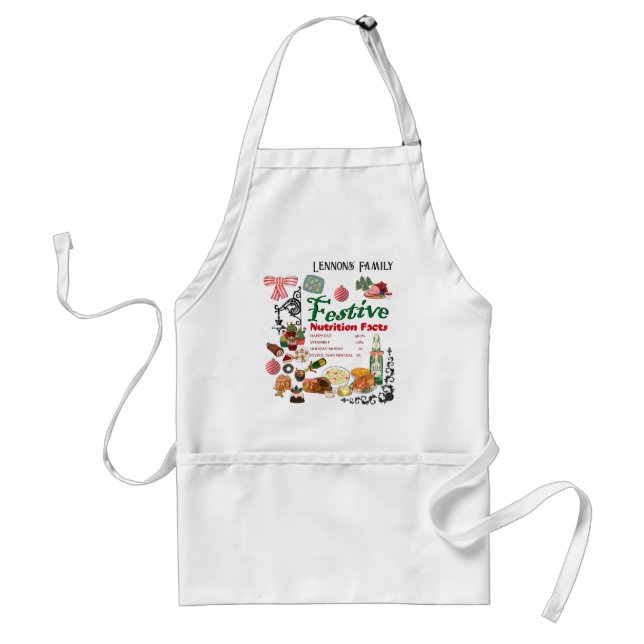 Avental Mikitiez festivechristmas recipe baking holiday (Frente)
