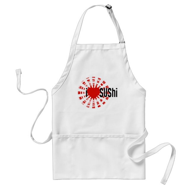 Avental Mim sushi do coração! (Frente)