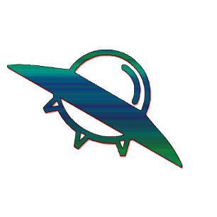 Avental Minimalista de Nave Espacial UFO Alien A