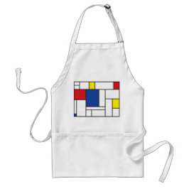 Avental Mondrian Minimalist De Stijl Modern Art Custom