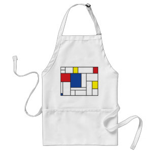 Avental Mondrian Minimalist De Stijl Modern Art Custom