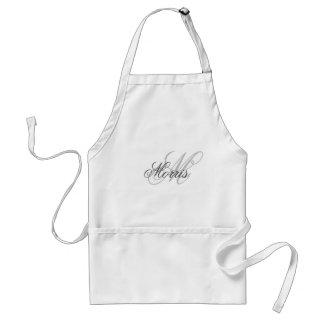 Avental Monograma Personalizado Apron Inicial