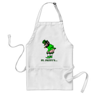 Avental Mooning Leprechaun Apron