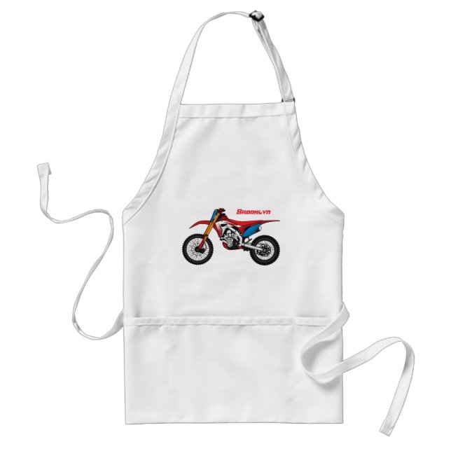 Avental Moto de terra vermelha (Frente)