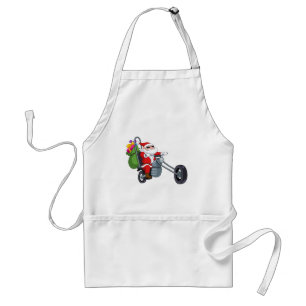 Avental motociclista santa claus