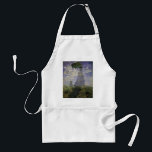 Avental Mulher com Guarda-Sol de Claude Monet, Arte Antiga<br><div class="desc">O Passeio, Camille Monet e Seu Filho Jean (Mulher com um Guarda-Sol) (1875) de Claude Monet é uma pintura vintage impressionista de uma família da arte fina. Uma mãe passeando com seu filho pequeno em um campo ou prado de primavera. Ela está segurando um guarda-sol e vestindo um lindo vestido...</div>