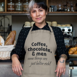 Avental Mulheres engraçadas aprisionando café presentes de