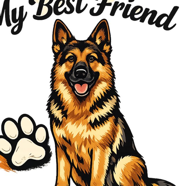 Avental My Best Friend Has Paws Dog Lover Apron (Criador carregado)