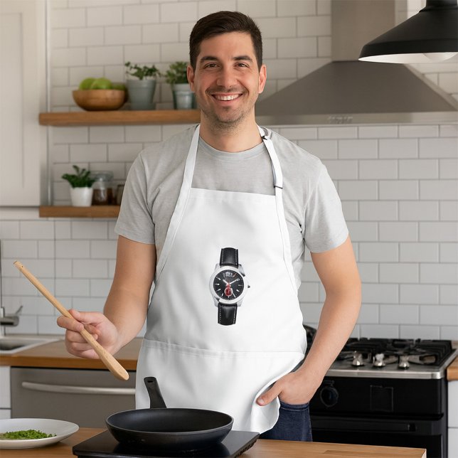 Avental Na moda Timepece do Lúxo Cronógrafo Negro (Criador carregado)