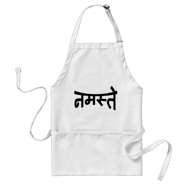 Avental Namaste (न म स् ते) - Script Devanagari (Frente)