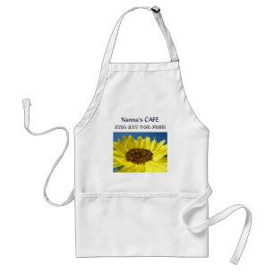 Avental Nanna's CAFE aprons Kids Comem de graça! Girassóis