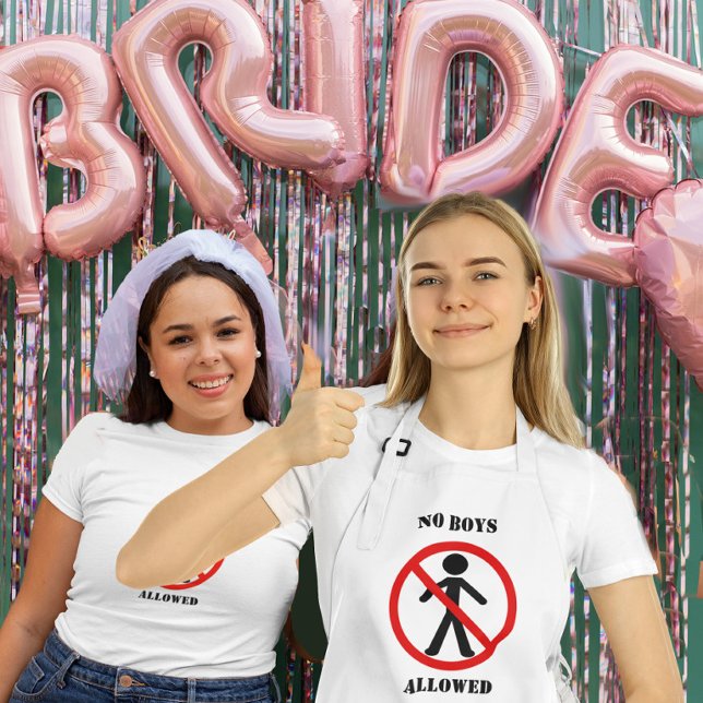 Avental Não é Permitida a Entrada de Meninos (Criador carregado)