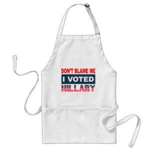 Avental Não me responsabilize que eu votei Hillary