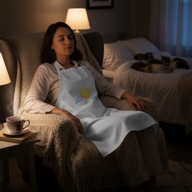 Avental Não perturbe o modo de latência voando halo e asas (Criador carregado)