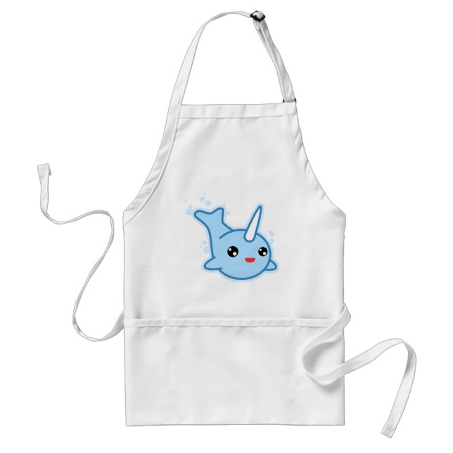 Avental Narwhal Kawaii (Frente)