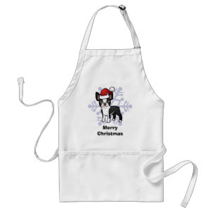 Avental Natal Boston Terrier