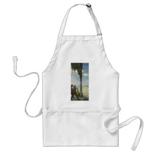 Avental Negócios Vintage, Poço de Petróleo Jorrando com Tr