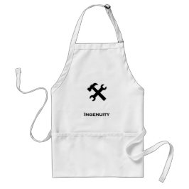 Avental Negra-negra engenhosa da Wrench do Hammer