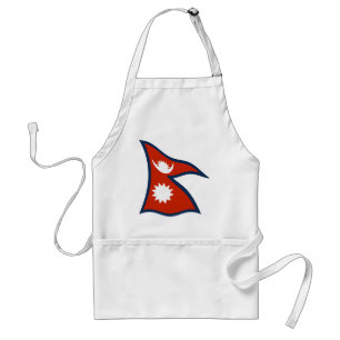 Avental Nepal Flag Apron