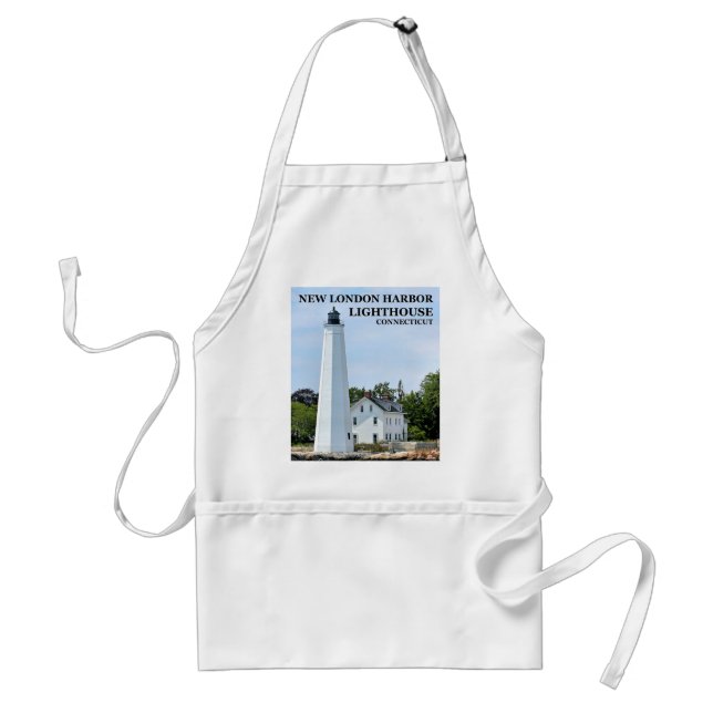 Avental New London Harbor Lighthouse, Connecticut Apron (Frente)