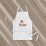 Avental Nome de bebida congelado Bar de Tiki<br><div class="desc">Possui um design de bebida gelada personalizável. Excelente para qualquer bar doméstico!</div>