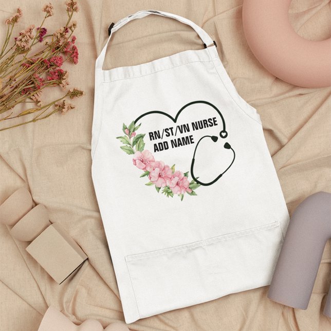 Avental Nome de Enfermeiro Veterano Registrado por Estudan (Criador carregado)