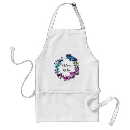 Avental Nome do costume da borboleta e da grinalda das