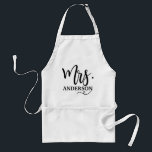 Avental Nome dos Casais Personalizados<br><div class="desc">Sra. Casais Personalizados Nome Adulto Apron. Casais personalizados bonitos dele e seu avental cozinhar encontram o Sr. Apron no meu compro,  personalizem este avental de esposa com seu próprio nome ou texto personalizado.</div>