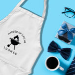 Avental Nome Personalizado Mestre do Dia de os pais Grills<br><div class="desc">Nome Personalizado Mestre do Dia de os pais Grills Apron.</div>
