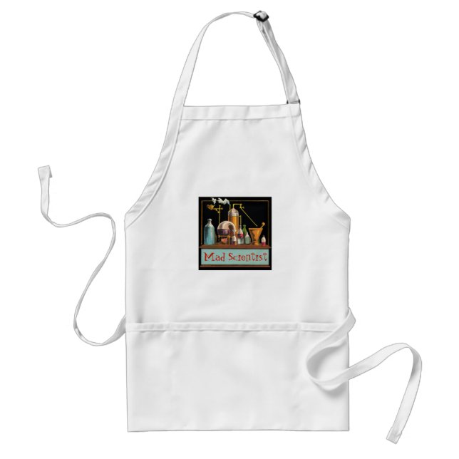 Avental O Alquimista Mad Scientist Apron (Frente)