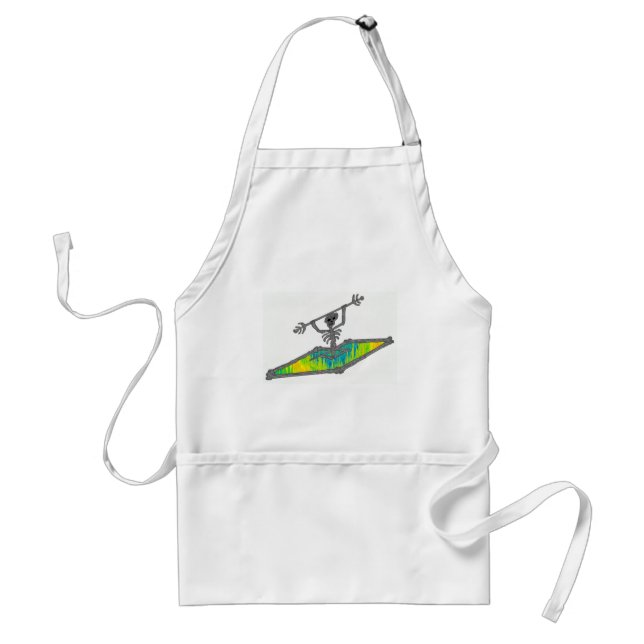 Avental O caiaque desossa o comprimento de onda (Frente)