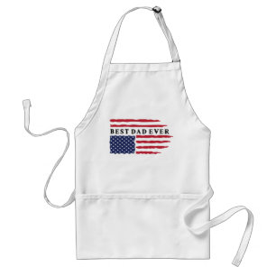Avental O melhor Pai de Bandeira Americana