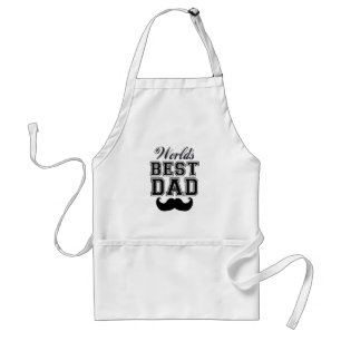 Avental O melhor pai do mundo com bigode