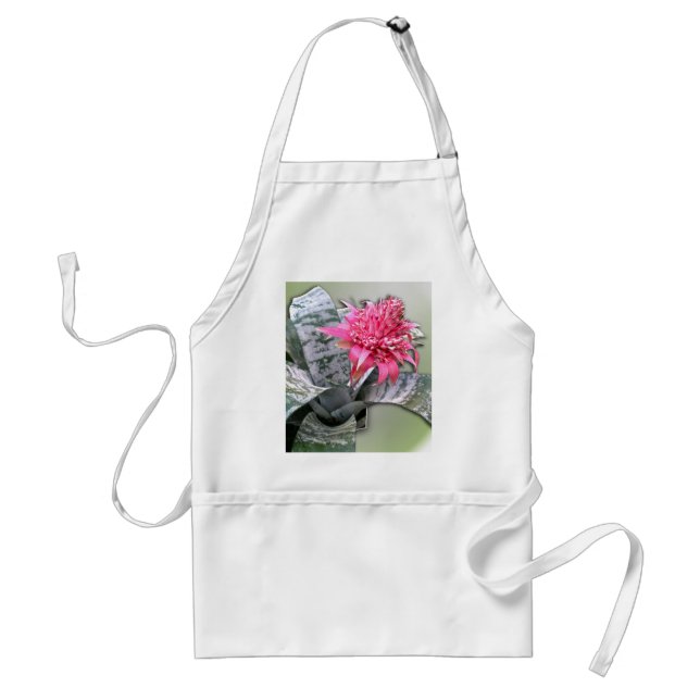 Avental O rosa floresceu Bromeliad (Frente)