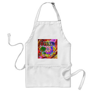 Avental Oakland Tropical Amigos Apron