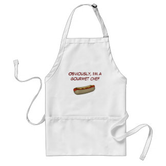 Avental "Obviamente, eu sou um design do Hotdog do