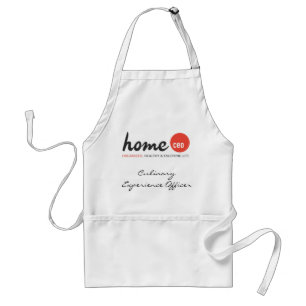 Avental Oficial culinário (branco) Home da experiência d