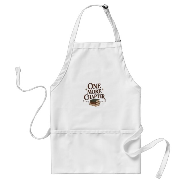 Avental One More Chapter - Book Lover Reading Tee (Frente)