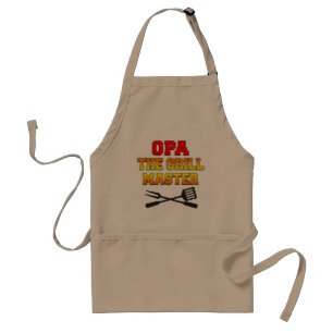 Avental Opa O Mestre Do Grill