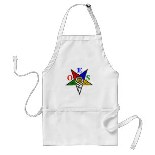 Avental Order Of Eastern Star Adult Apron